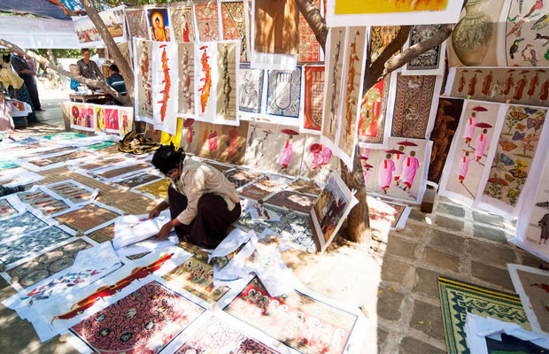 Myanmar Sand Paintings